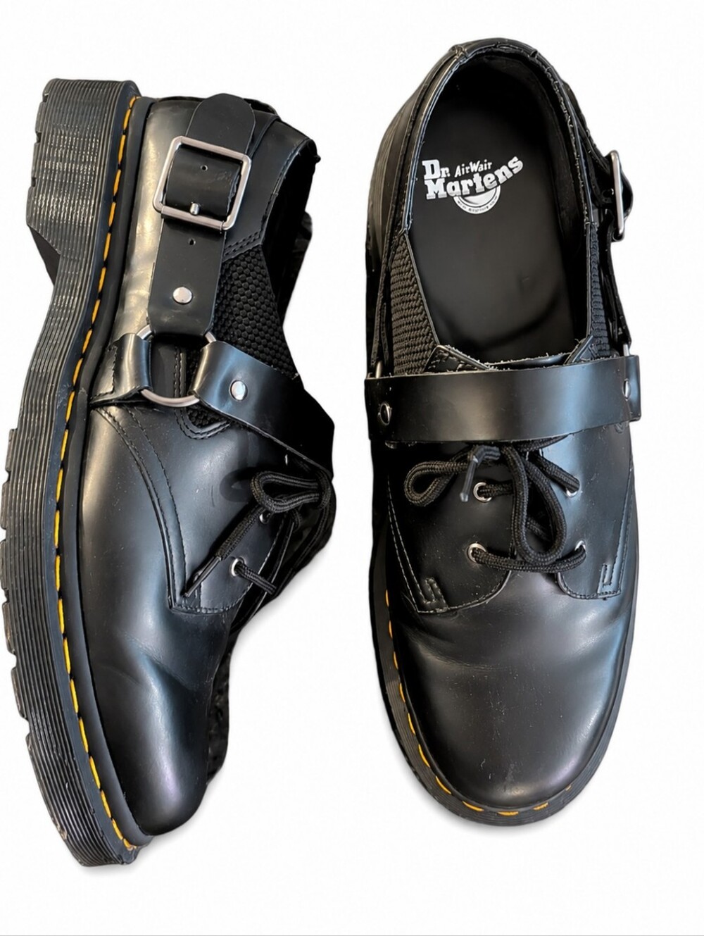 Dr. Martens Fulmar buckle Derby shoes Size 12